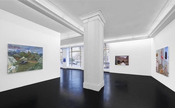 Dalton Gata Diálogos Remotos Installation View October 30 – November 27, 2020 Peres Projects, Berlin Photographed by: Matthias Kolb