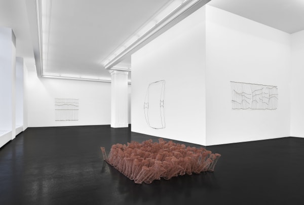 Bronwyn Katz Salvaged Letter Installation View November 15, 2019 – January 10, 2020 Peres Projects, Berlin Photographed by: Matthias Kolb