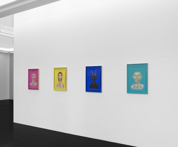 Manuel Solano Portraits Installation View September 13 – October 25, 2019 Peres Projects, Berlin Photographed by: Matthias Kolb
