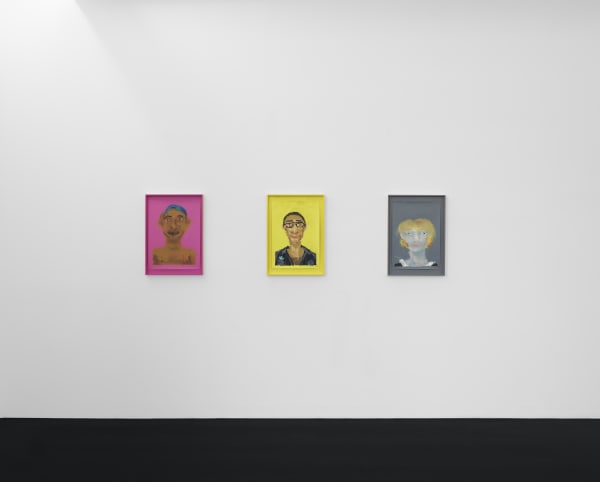 Manuel Solano Portraits Installation View September 13 – October 25, 2019 Peres Projects, BerlinPhotographed by: Matthias Kolb