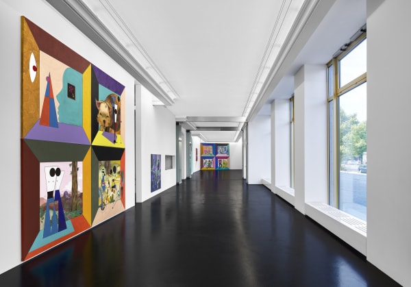 Ad Minoliti Dollhouse Installation View June 29 – August 3, 2018 Peres Projects, Berlin Photographed by: Matthias Kolb