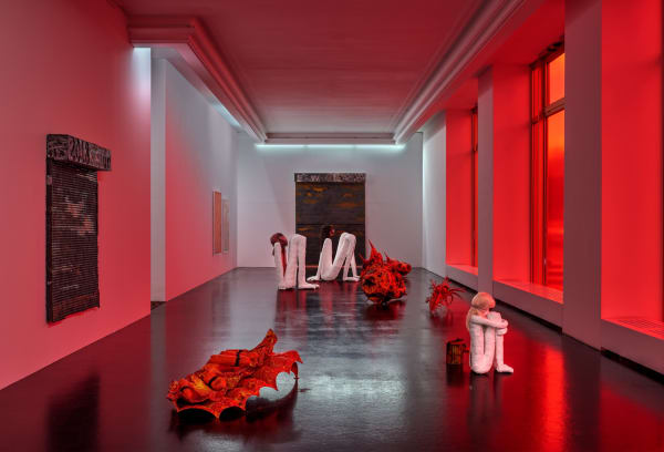 Rebecca Ackroyd The Mulch Installation View April 27 – June 15, 2018 Peres Projects, Berlin Photographed by: Matthias Kolb