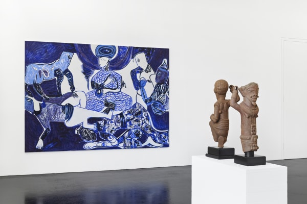Installation view of group exhibition "Wild Style: Exhibition of Figurative Art," at Peres Projects, Berlin (2016)
