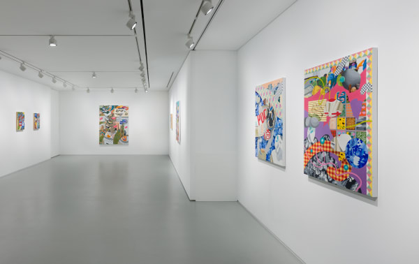 Installation view of Ziping Wang's exhibition "The Loudest Silence" at Peres Projects, Seoul (2022)