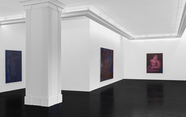 Installation view of George Rouy's exhibition "Maelstrom" at Peres Projects, Berlin (2020)