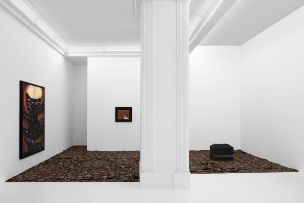 Installation view of Rebecca Ackroyd’s exhibition “100mph” at Peres Projects, Berlin (2021)