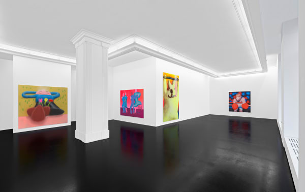 Installation view of Austin Lee's exhibition "Tomato Can" at Peres Projects, Berlin (2018)