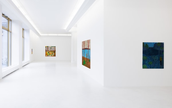 Installation view of Shota Nakamura's exhibition "each passing day" (2022)