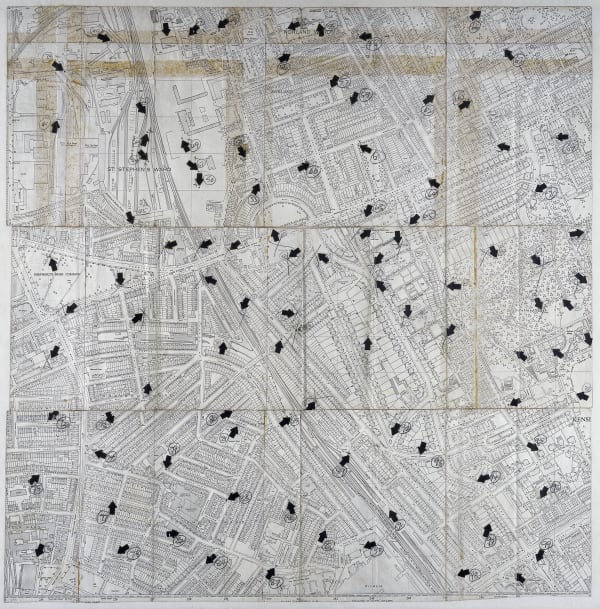 Sites were selected through a randomized process; often darts were blindly thrown at maps ensuring that their work followed a non-exclusionary ethic.