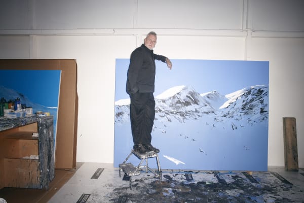 Conrad Jon Godly in his Studio: Photograph by Maurice Haas