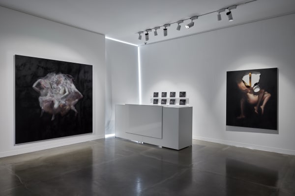 Installation view of the exhibition Love in Exile by Henrik Uldalen