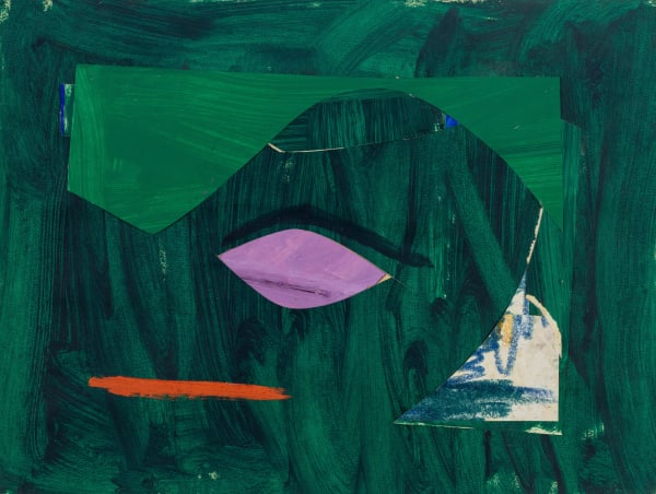 Mary Abbott (1921-2019) Untitled Oil collage on paper 19⅛ x 25⅛ inches 48.6 x 63.8 cm