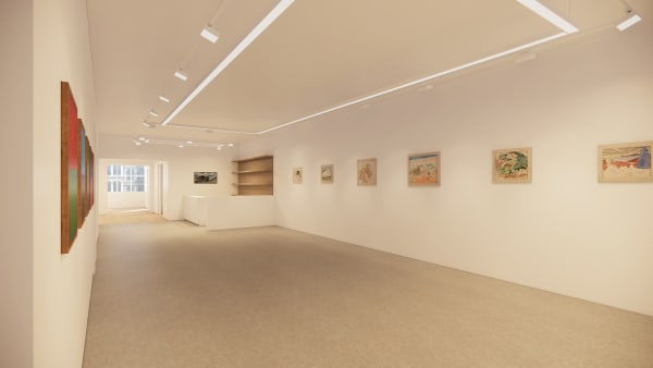 Renderings of Schoelkopf Gallery at 390 Broadway, 3rd Floor in Tribeca, StudioMDA