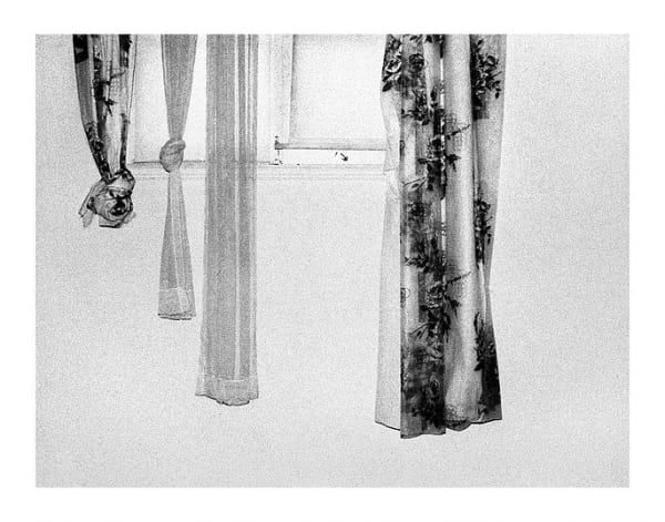 Hollywood Suites Window 20, 1976 Vintage silver print Image 14 x 8.5 inches edition 3 of 10