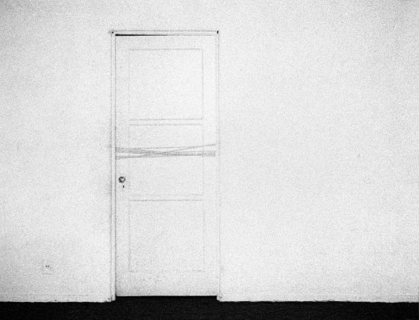 Bound Door #1 from The Hollywood Suites, 1976 Vintage gelatin silver print 16 x 20 inches Edition of 2