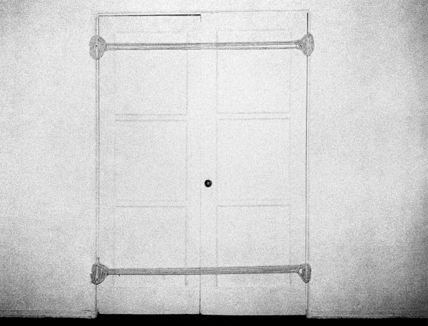 Bound Door #4 from The Hollywood Suites, 1976 Vintage gelatin silver print 16 x 20 inches Edition of 3