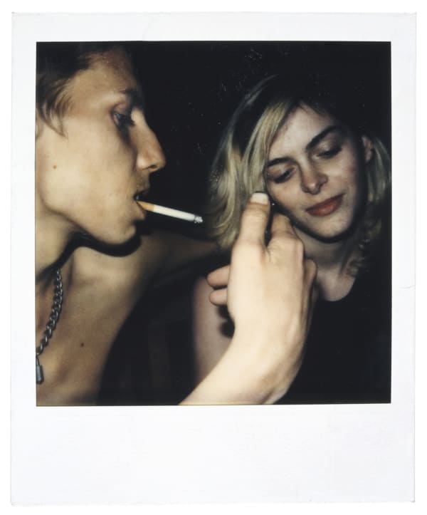 Jim Goldberg Echo and Dave at My House #2 , 1989 polaroid mock-up, archival pigment print with polaroid paper 8 x 10 x 1.5 inches Unique