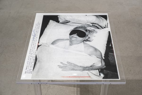 Lindsey White Fallen Comedienne, 2021 archival pigment print, plexiglass 32 x 26 x 32 inches unique