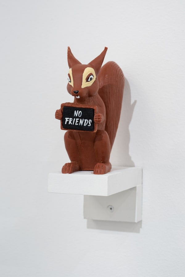 Lindsey White Naysayers, 2021 resin cast squirrel unique