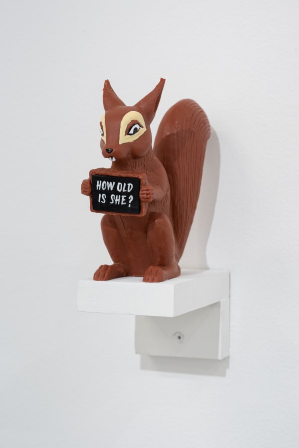 Lindsey White Naysayers, 2021 resin cast squirrel unique