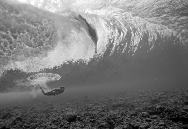 Bodysurf 01, 2013 Silver gelatin print 9 x 13 ¼ inches (18 ¾ x 22 ½ inches framed) Edition of 5