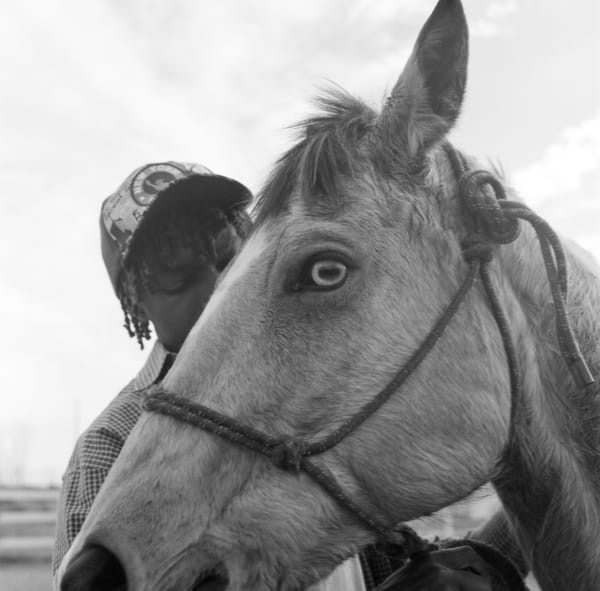 Pablo Circa Nuzzle, 2022 Gelatin print 9 x 9 inches (22.86 x 22.86 cm) framed Edition 1 of 10