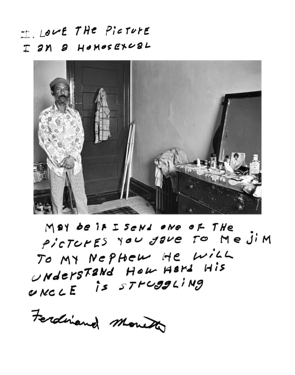 Jim Goldberg, Ferdinand Monette (I love the picture..), 1977