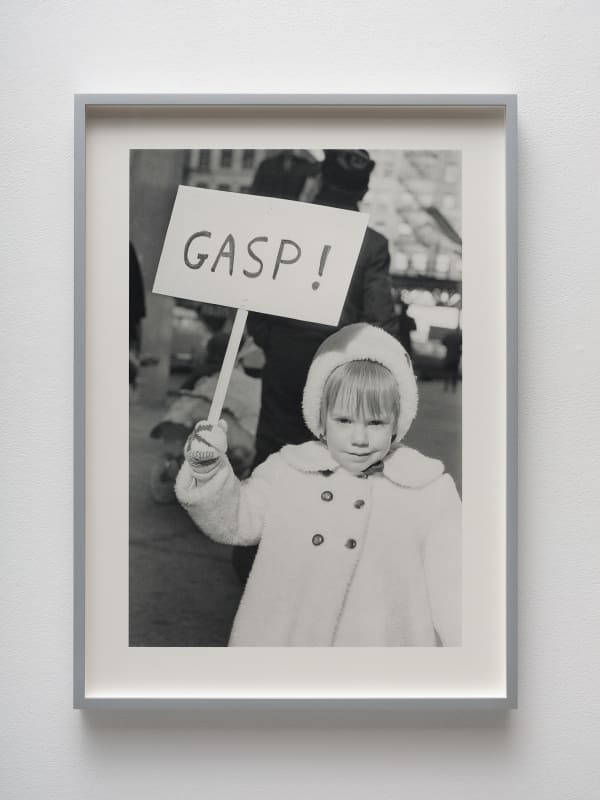 GASP!, 2024 Silver gelatin print 27 1/4 x 19 3/4 x 1 1/2 inches Edition of 3 + 2 AP