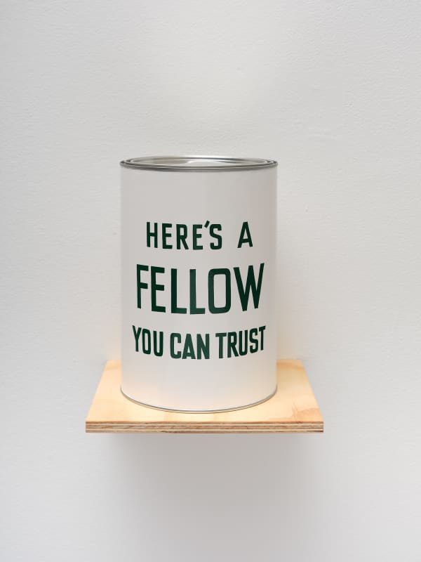 Here's a FELLOW you can trust, 2024 Metal 12 1/2 x 9 x 8 inches