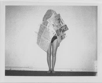 Steve Kahn Polaroid #, 1974-1975 Vintage Polaroid 3.5 x 4.25 inches