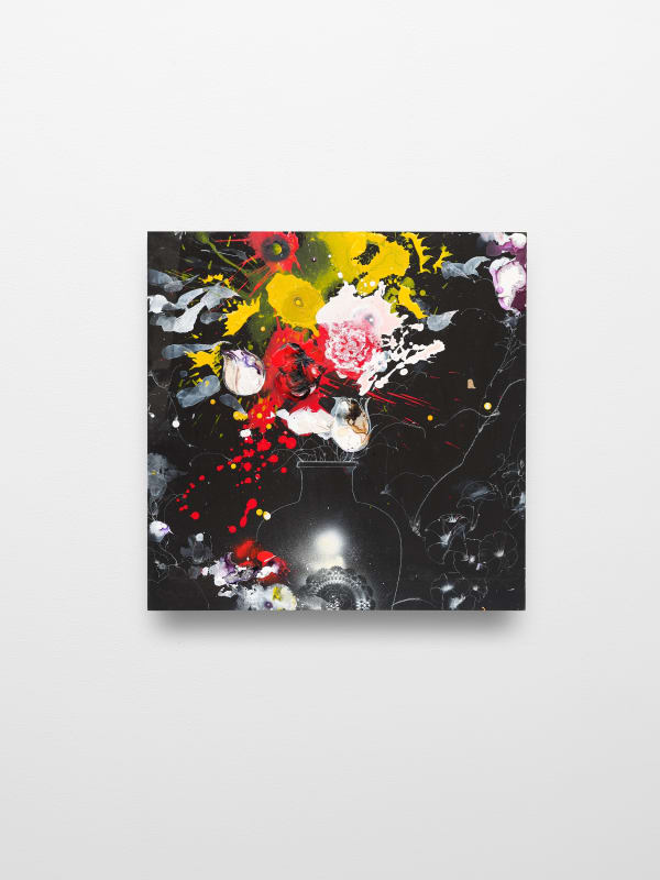 Raymond Saunders Untitled, 2000-2010 mixed media on wood 24" x 24"