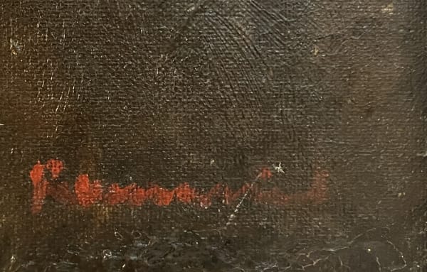 Leopoldo Romañach. Untitled. Signed recto lower right. Oil on canvas, 16.50 x 18.50 in.