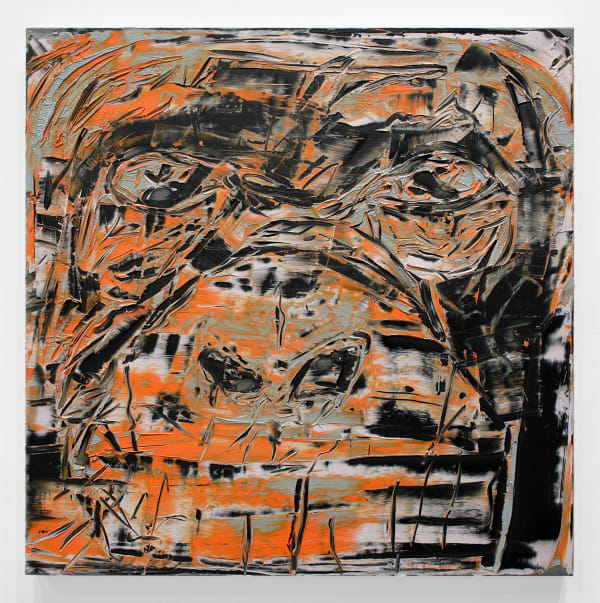 Gilad Efrat, Ape, 2013 oil on linen, 27 1/2 x 27 1/2 in