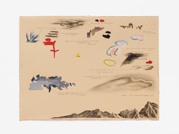 Robyn O’Neil May in Matagorda, Texas, 2020 watercolor, graphite, colored pencil 7 1/4 x 9 1/2 in (18.4 x 24.1 cm) 12 1/4 x 14 5/8 x 1 1/2 in (31.1 x 37.1 x 3.8 cm) framed RON 169 SOLD