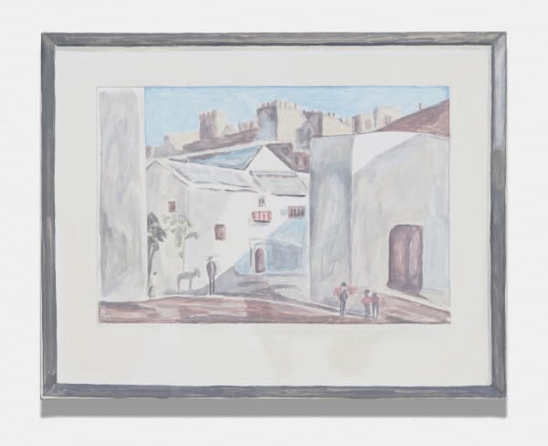 Francesca Fuchs, Small Town with Donkey, 2024