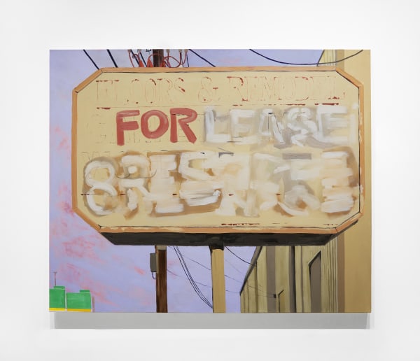 Charis Ammon, Erasure, 2022, oil on canvas, 48" x 60" x 1.5"