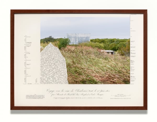 Linarejos Moreno, Geography of Green IX on Alexander von Humboldt and Aime Bonpland Voyage vers le cime du Chimborrazo, 2017/2022