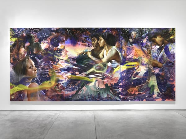 Angela Fraleigh, Our world swells like dawn, when the sun licks the water, 2019