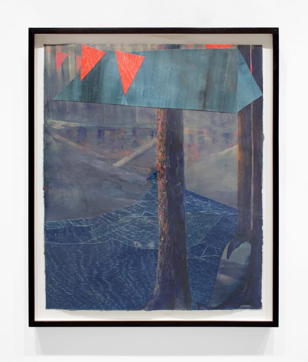 Sigrid Sandström, Untitled (w/ red buntings), 2005