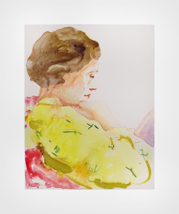 Angela Fraleigh, Study [in yellow], 2020