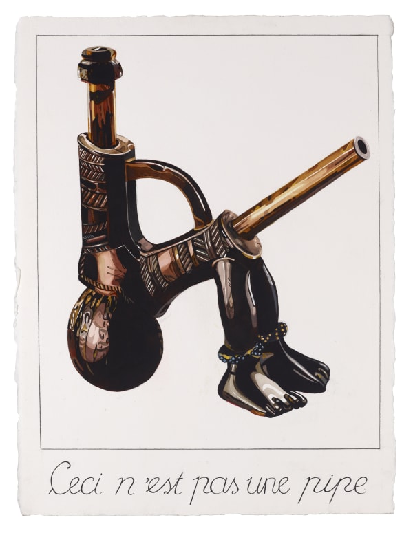 David McGee, Ceci n'est pas une pipe (wood), 2013