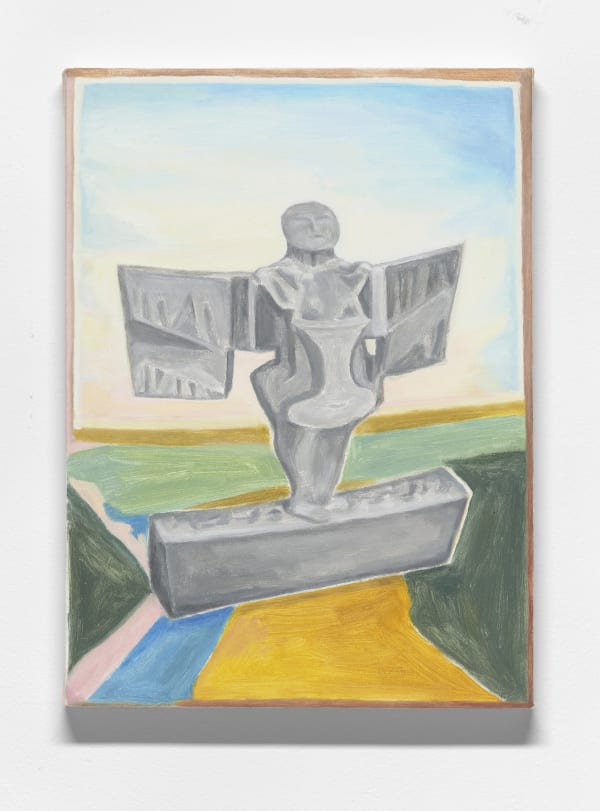 Francesca Fuchs, Standing Figure in Landscape, 2023