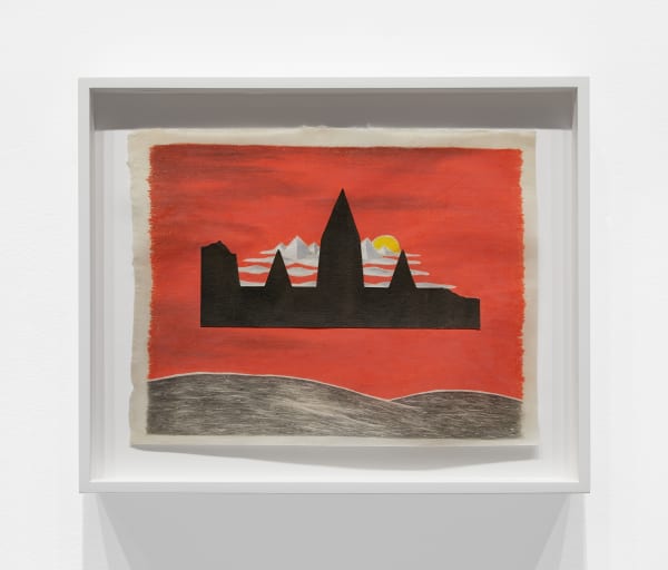 Robyn O'Neil, Clouds Above Watts Towers, 2021