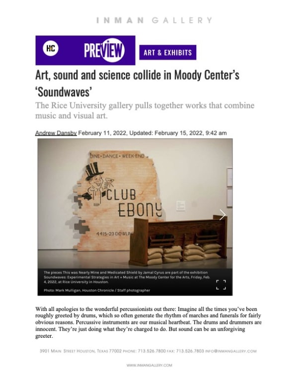 Art, sound and science collide in Moody Center’s ‘Soundwaves’