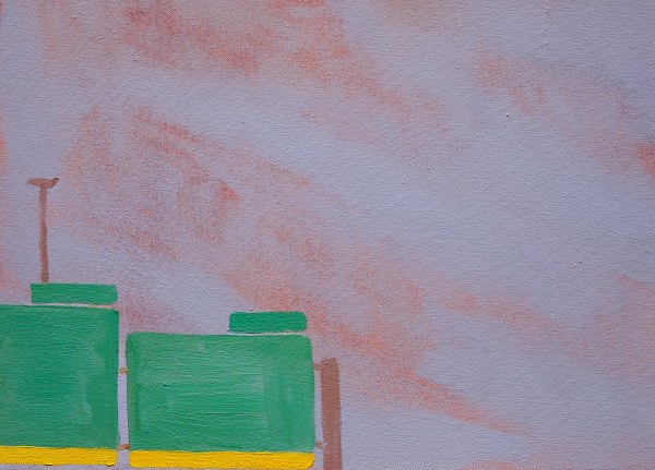 Charis Ammon, Erasure, 2022, oil on canvas, 48" x 60" x 1.5"