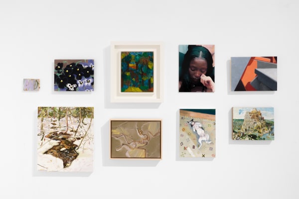 Installation view, "Small Paintings," Venus Over Manhattan