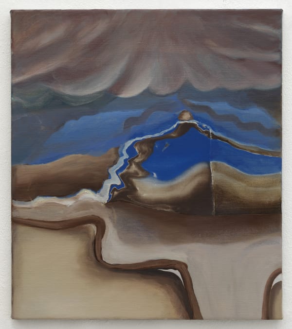 Loop, 2023 oil on canvas 55 x 48 cm