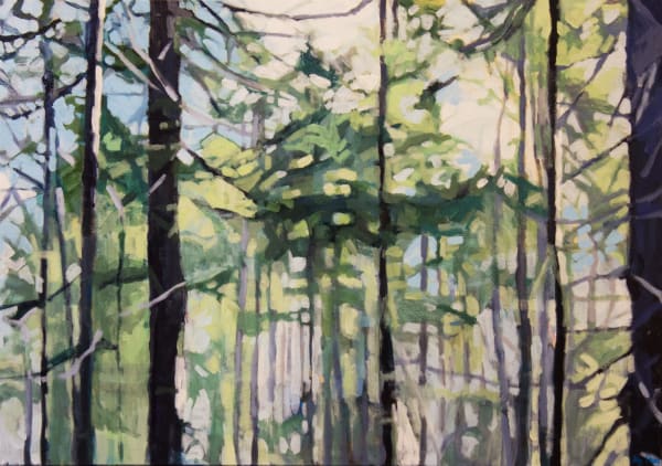 Lizhoag Throughthetrees 24X36 Ac Copy