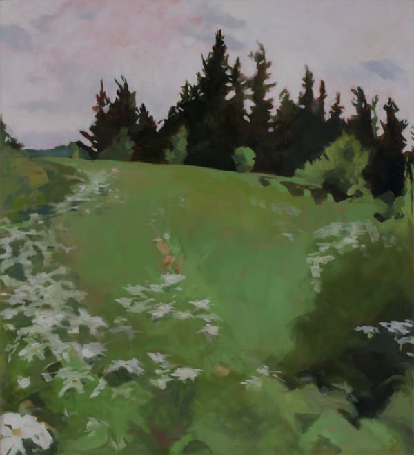 Ireland Daisy Chain Oil On Canvas 40X44 2019