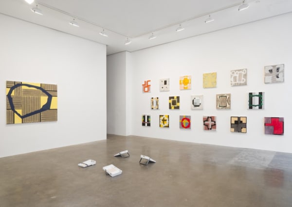 Installation view of Gary Stephan and Alina Tenser exhibition at Susan Inglett Gallery